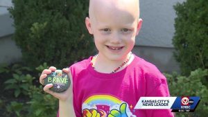 Overland Park Family Rallies With Painted Rocks To Support 6 Year Old Cancer Pat