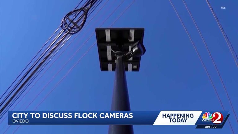 Oviedo City Council To Review Use Of Flock License Plate Cameras