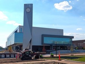 Ozarks Tech Installs Clock Tower