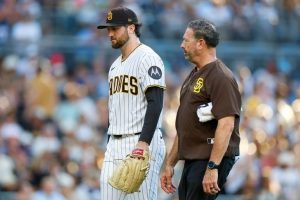 Padres Starter Casey Mize Leaves Game With Right Ankle Sprain