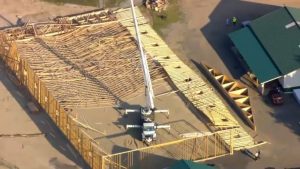 Pembroke Barn Collapse Injures 3