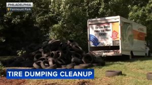 Philadelphia Park Rangers Clear 800 Illegally Dumped Tires From Fairmount Park