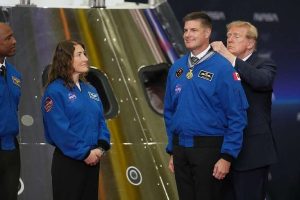 President Trump Honors Artemis Ii Crew And Unveils U S Space Academy At Houston
