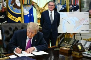 President Trump Signs Order To Rename Lake Ontario As Lake America