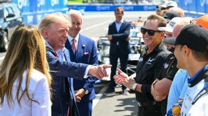 President Trump Takes Honorary Lap At Washington Indycar Freedom 250