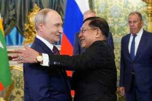 Putin Hosts Myanmar Military Leader Min Aung Hlaing For Talks On Expanded Cooper