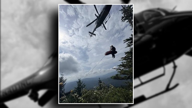 Raleigh Firefighters Airlift Injured Hiker From Grandfather Mountain Summit