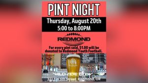 Redmond Youth Football Hosts Pint Night Fundraiser At Wild Ride Brewing