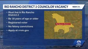 Rio Rancho Opens Applications For Vacant District 2 City Council Seat