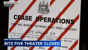 Ritz Five Theater In Philadelphia S Old City Ordered To Close Until Safety Upgra