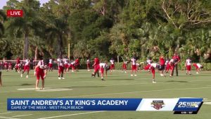 Saint Andrew S And King S Academy Face Off In Florida High School Football Rival