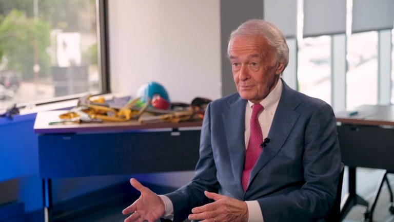 Sen Ed Markey Seeks Sixth Term As He Faces Primary Challenge From Rep Seth Moult