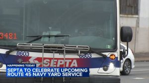 Septa Launches Route 45 Navy Yard Service