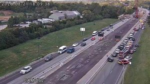 Serious Crash Blocks All Lanes On I 71 North Near Zorn Avenue In Louisville