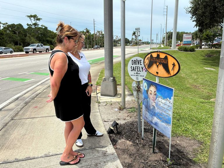 St Lucie County Family S Roadside Memorial