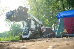 St Paul Clears Homeless Encampment