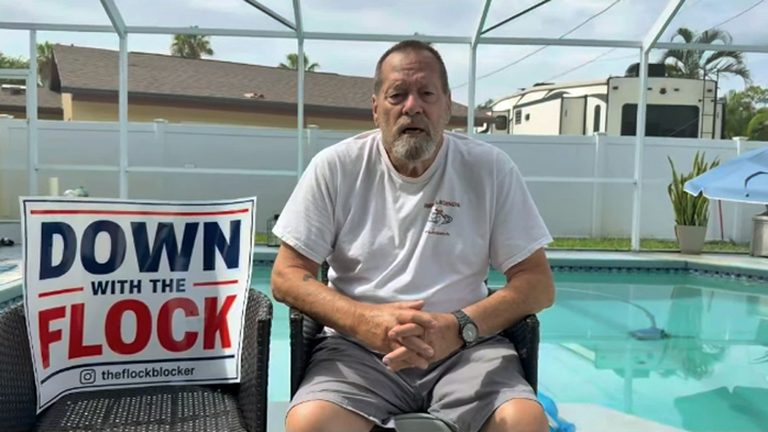 St Pete Resident Protests Flock Cameras
