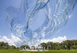 St Pete S 1 5M Bending Arc Sculpture