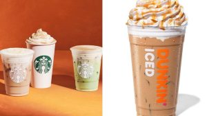 Starbucks Dunkin Bring Back Pumpkin Drinks