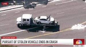 Stolen Car Chase Ends In Crash