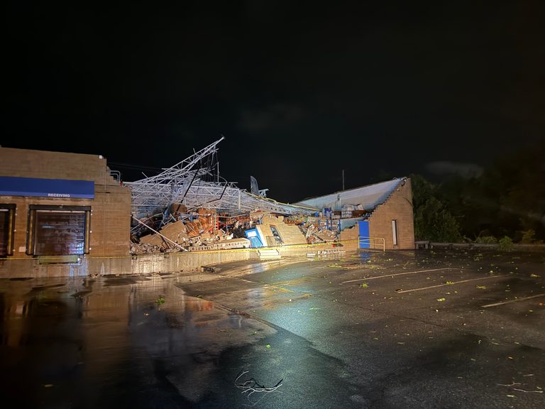 Storms Damage Buildings Close Roads In Orange And Milford