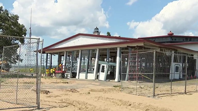 Storms Damage Lighthouse Point Park