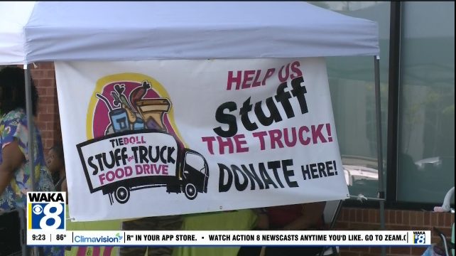 Stuff The Truck Food Drive Gathers 7 000 Lbs Of Food And Supplies For Montgomery