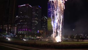 Tampa Celebrates Rays Stadium Approval With Fireworks At Curtis Hixon Park