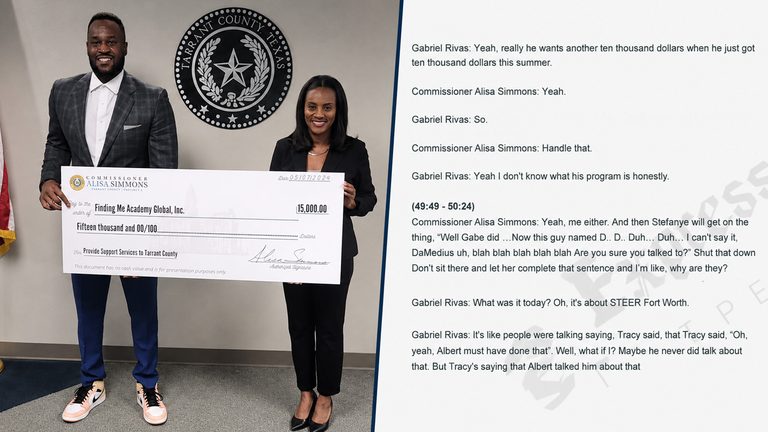 Tarrant County Commissioner Alisa Simmons Backs 25K Grant