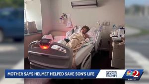 Teen S E Bike Crash Highlights Helmet Safety