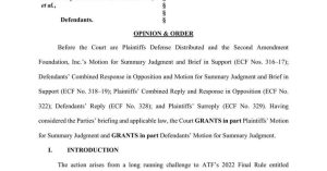 Texas Judge Blocks Atf Rule Expanding Definition Of Firearms