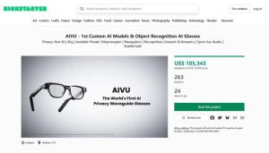 Tozo S Aivu Ai Glasses Raise Over 100 000 On Kickstarter