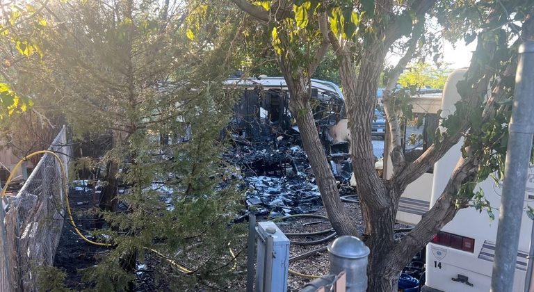 Trailer Fire At Bonanza Terrace Rv Park In North Reno Under Investigation