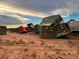 Train Derailment Near Lordsburg Nm