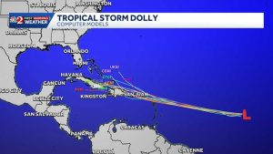 Tropical Storm Dolly Approaches Central Florida Latest Maps And Safety Tips