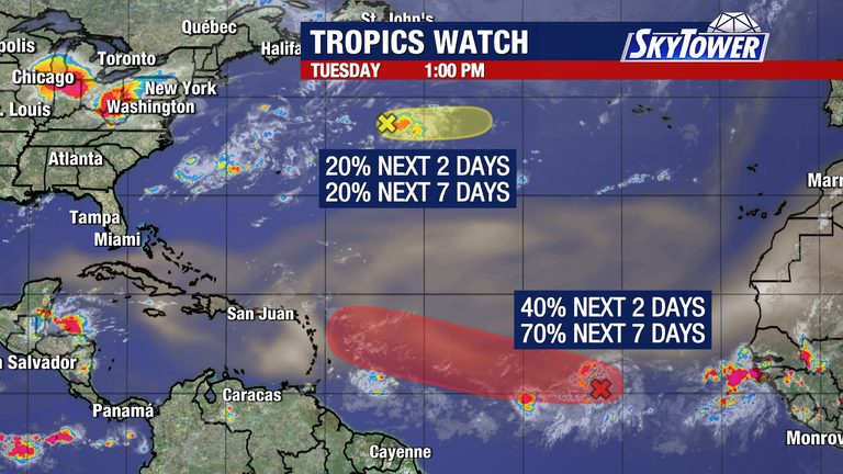 Tropical Wave Development Increases In Atlantic