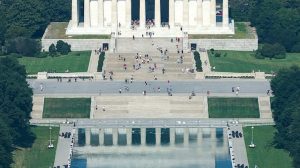 Trump Doubles Down On Reflecting Pool Vandalism Allegations