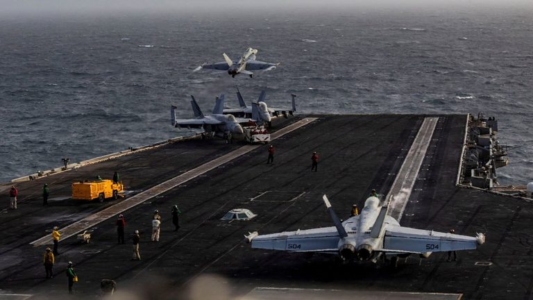 Trump On Uss Lincoln Deployment