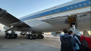 Trump S Air Force One Decoy Protected By Us Fighter Jets