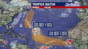 Two Atlantic Disturbances Show 50 Chance Of Development New African Wave Monitor