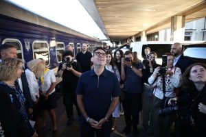 Uk Prime Minister Burnham Visits Kyiv For Ukraine S Independence Day