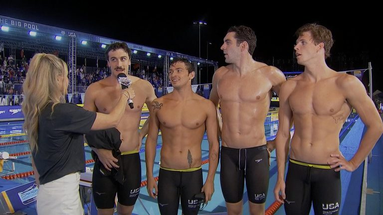 Us Men Win Medley Title