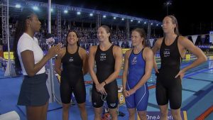 Us Women Win 4X100M Medley Relay