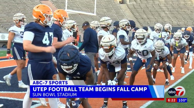 Utep Football Begins Fall Camp