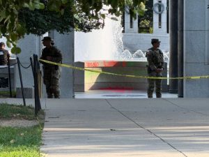 Vandalism At Wwii Memorial