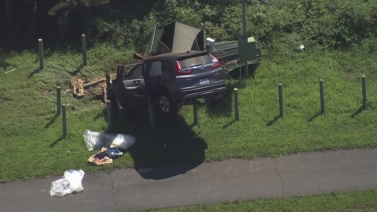 Vehicle Strikes Gas Line On Ox Road Prompting Evacuations In Fairfax County