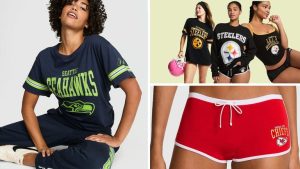 Victoria S Secret Pink Partners With Nfl For New Game Day Apparel Line