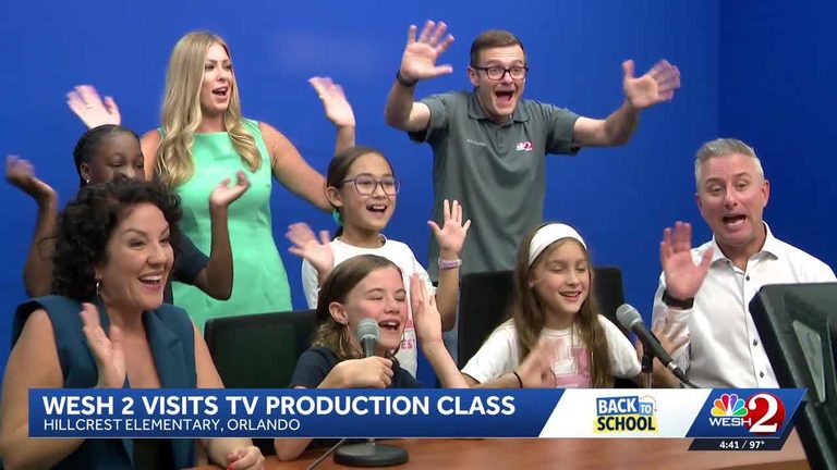 Wesh 2 News Visits Hillcrest Elementary