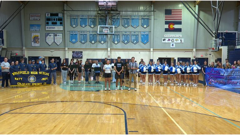 Widefield High School Packs Gym