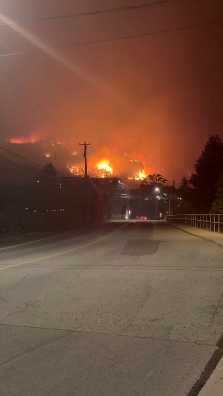 Wildfire Rages In British Columbia